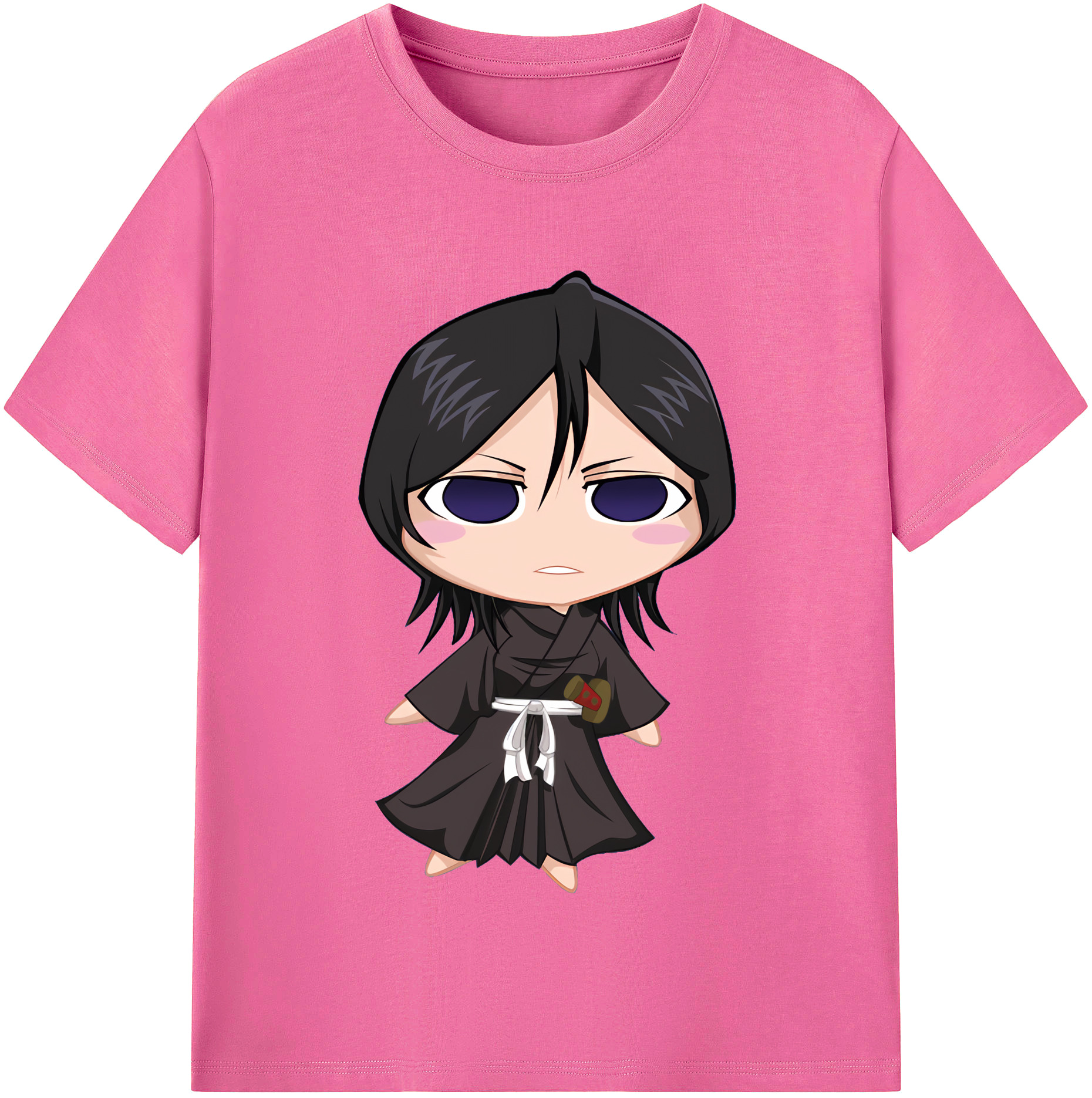 （画像用） ブリーチ 朽木ルキア BLEACH Kuchiki Rukia レディースカジュアルプリントTシャツ（綿100％）